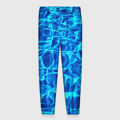 Мужские брюки Текстура поверхности воды / 3D-принт – фото 2