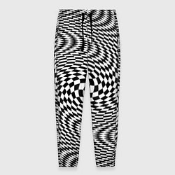 Мужские брюки Гипнотическая спираль - оптическая иллюзия