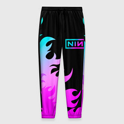 Мужские брюки Nine Inch Nails неоновый огонь