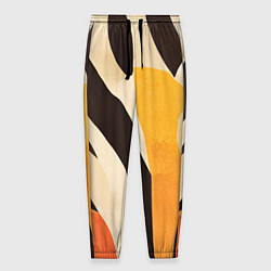 Брюки на резинке мужские Сафари узоры, цвет: 3D-принт