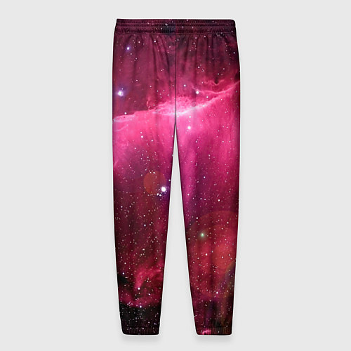 Мужские брюки Рубиновая туманность / 3D-принт – фото 2