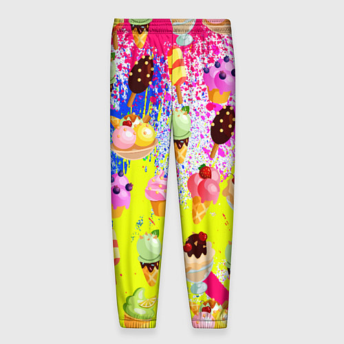 Мужские брюки Вкусные Мороженки / 3D-принт – фото 2