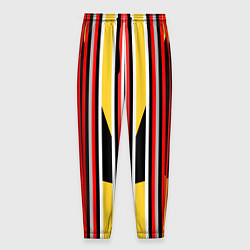 Мужские брюки Геометрические цветные фигуры полосы geometry