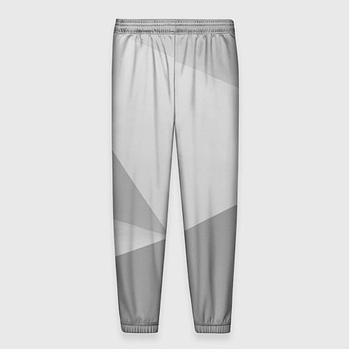 Мужские брюки Геометрические серые фигуры / 3D-принт – фото 2