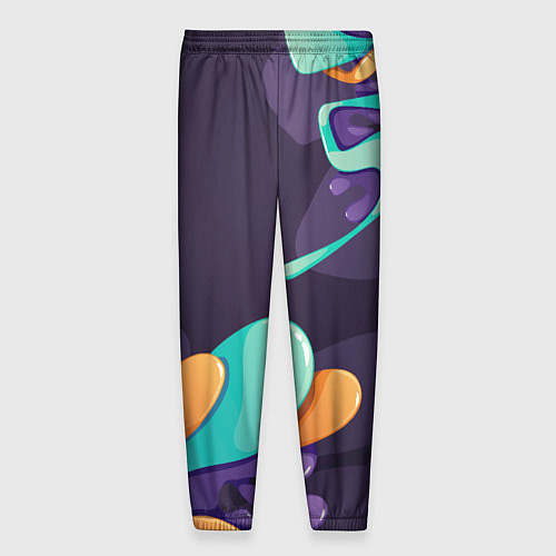 Мужские брюки Rust graffity splash / 3D-принт – фото 2