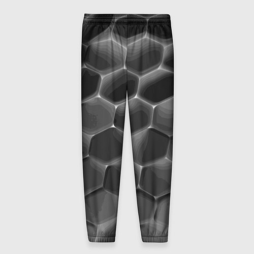 Мужские брюки Черные камни / 3D-принт – фото 2