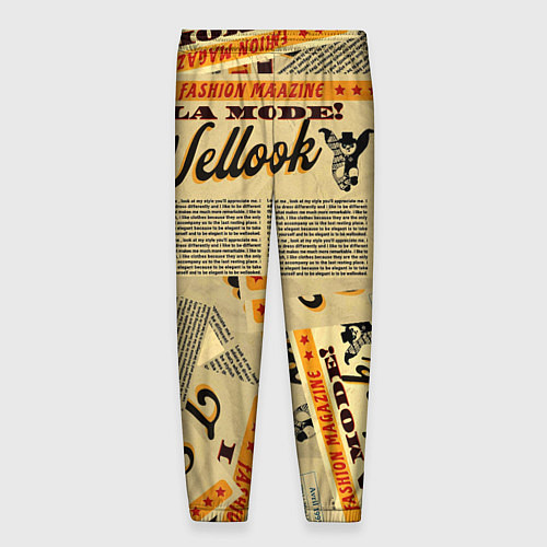 Мужские брюки Vintage Journal / 3D-принт – фото 2