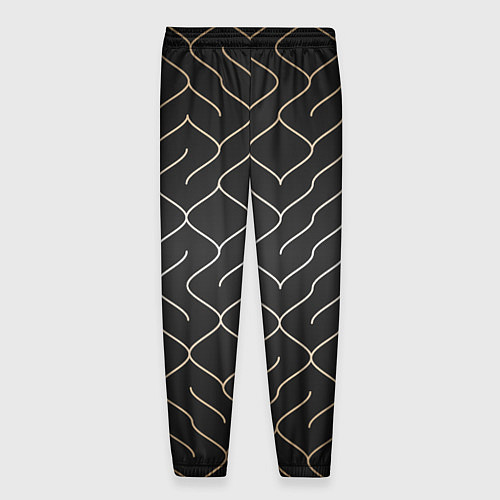 Мужские брюки Black Gold - Лабиринт / 3D-принт – фото 2