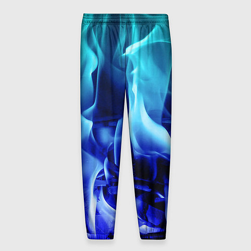 Мужские брюки Огненный неоновый градиент / 3D-принт – фото 2