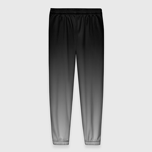Мужские брюки Серый градиент / 3D-принт – фото 2