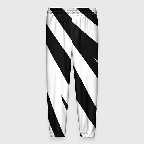 Мужские брюки Камуфляж зебры / 3D-принт – фото 2