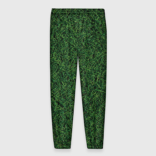 Мужские брюки Зеленая камуфляжная трава / 3D-принт – фото 2