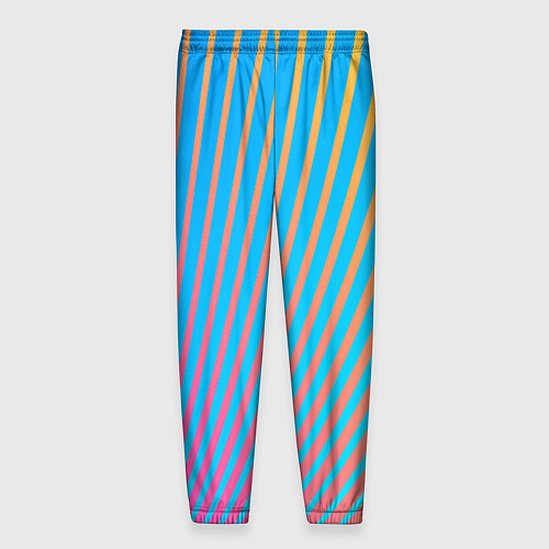 Мужские брюки Абстрактные линии / 3D-принт – фото 2