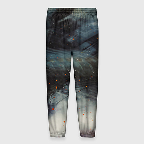 Мужские брюки Туман и тьма в абстракции / 3D-принт – фото 2