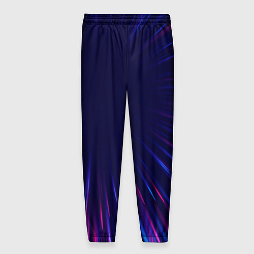 Мужские брюки Citroen neon speed lines / 3D-принт – фото 2