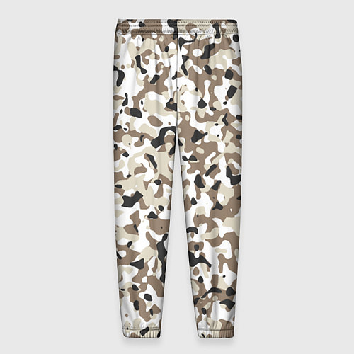 Мужские брюки Камуфляж зима мелкий / 3D-принт – фото 2
