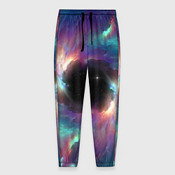 Мужские брюки Разноцветное космическое завихрение