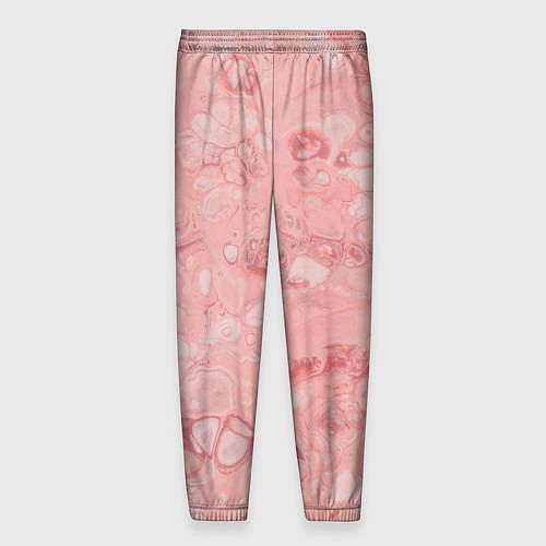 Мужские брюки Розовые волны / 3D-принт – фото 2