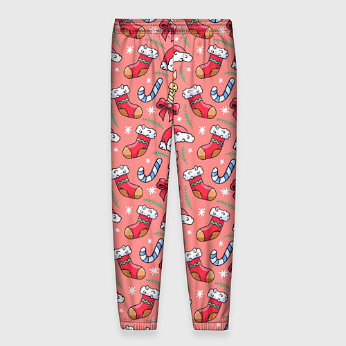 Мужские брюки Christmas pattern / 3D-принт – фото 2