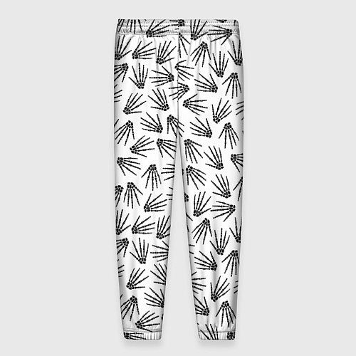 Мужские брюки Ладонь скелета / 3D-принт – фото 2