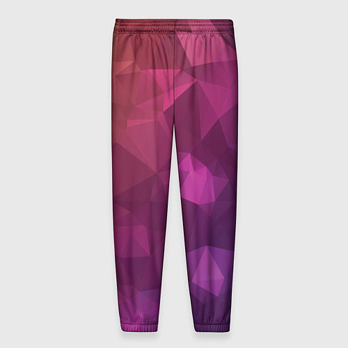 Мужские брюки Разноцветные полигоны / 3D-принт – фото 2