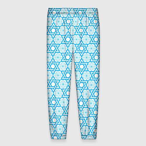 Мужские брюки Израильский узор для Хануки / 3D-принт – фото 2