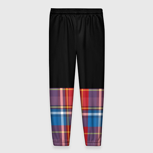 Мужские брюки Классическая шотландка / 3D-принт – фото 2