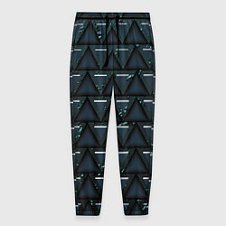 Мужские брюки Тёмно-зелёные треугольники