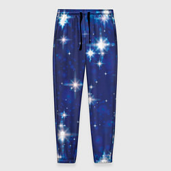 Мужские брюки Сияющие и блестящие звезды в ночном небе