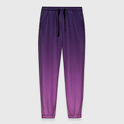 Мужские брюки Пурпурный-лиловый градиент