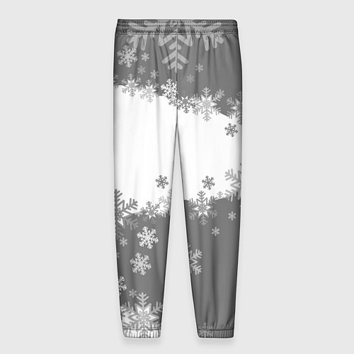 Мужские брюки Сноуборд серый / 3D-принт – фото 2