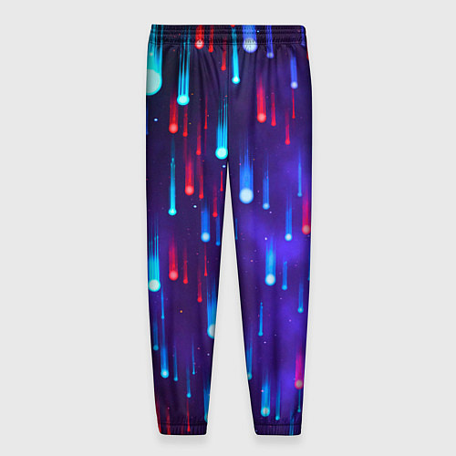 Мужские брюки Neon rain / 3D-принт – фото 2