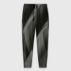 Мужские брюки Абстрактные серые острые металлические листы