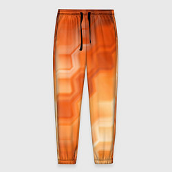 Мужские брюки Золотисто-оранжевый туманный паттерн