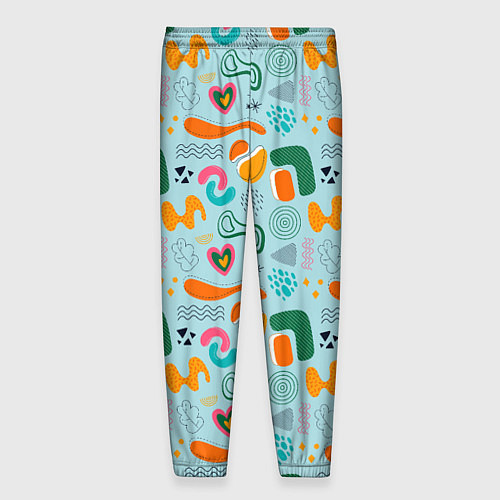 Мужские брюки Geometric pattern / 3D-принт – фото 2