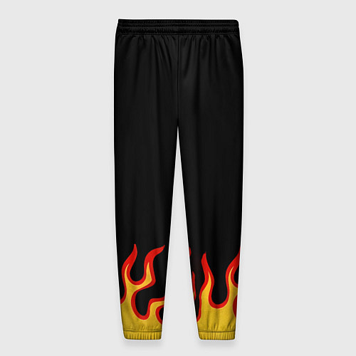 Мужские брюки Горящее пламя / 3D-принт – фото 2