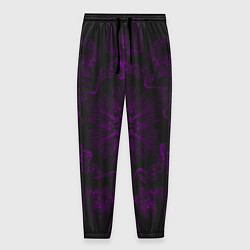 Мужские брюки Фиолетовый узор