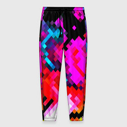 Мужские брюки Pixel neon mosaic