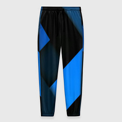 Мужские брюки Геометрия синие полосы
