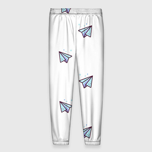 Мужские брюки Бумажные самолетики / 3D-принт – фото 2