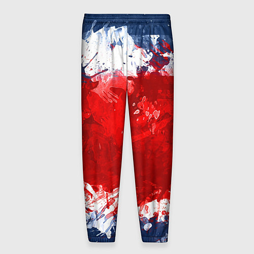 Мужские брюки Grunge strips colors / 3D-принт – фото 2