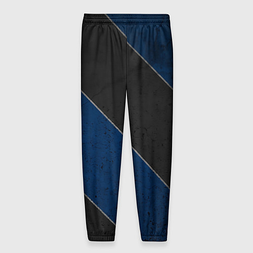 Мужские брюки Темно-синие линии / 3D-принт – фото 2