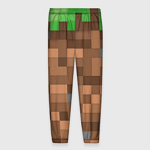 Мужские брюки Блоки майнкрафта / 3D-принт – фото 2