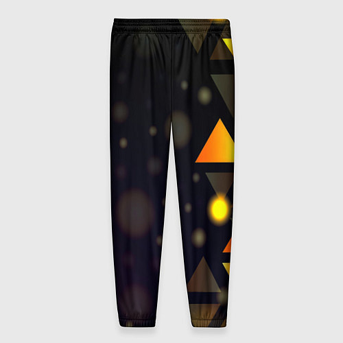 Мужские брюки Светящиеся треугольники боко / 3D-принт – фото 2