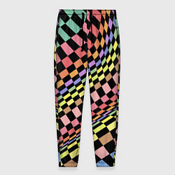 Мужские брюки Colorful avant-garde chess pattern - fashion