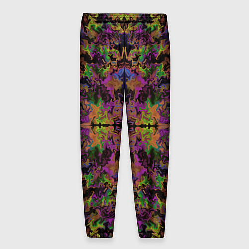 Мужские брюки Цветная психоделика / 3D-принт – фото 2