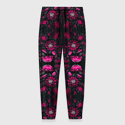 Мужские брюки Ярко-розовые неоновые лилии