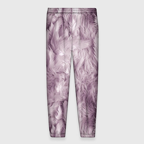 Мужские брюки Текстура розовый пушок / 3D-принт – фото 2