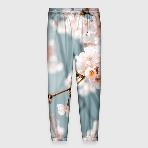Мужские брюки Японские красивые цветы / 3D-принт – фото 2