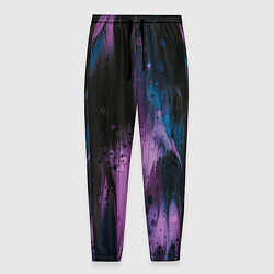 Мужские брюки Фиолетовые абстрактные тени